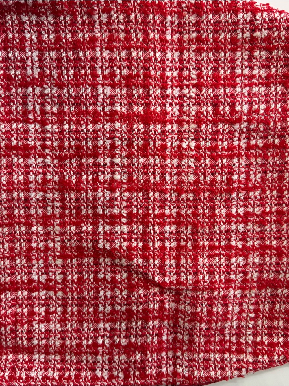 Generation Love Red Tweed Satin-Lined Jacket and skirt - Picture 4 of 7
